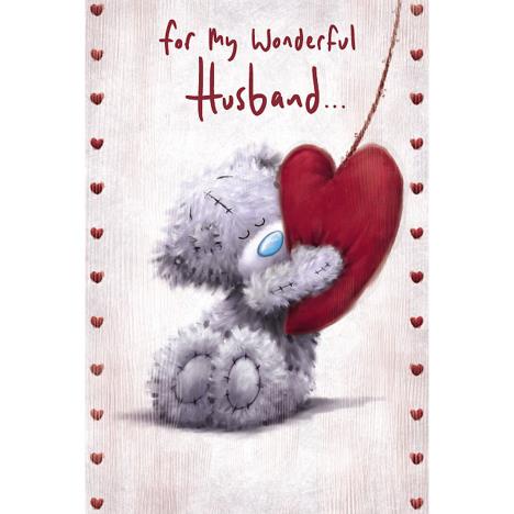 Husband Softly Drawn Me to You Bear Valentine's Day Card £2.49